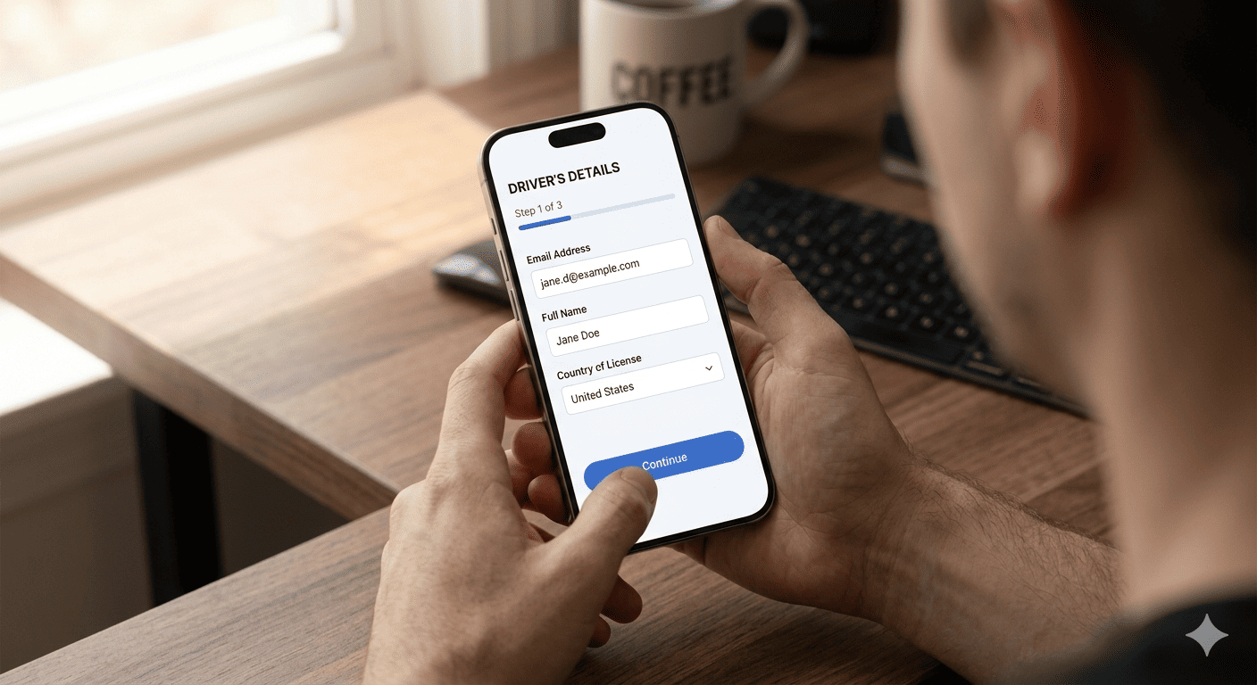 Complete online IDP application
